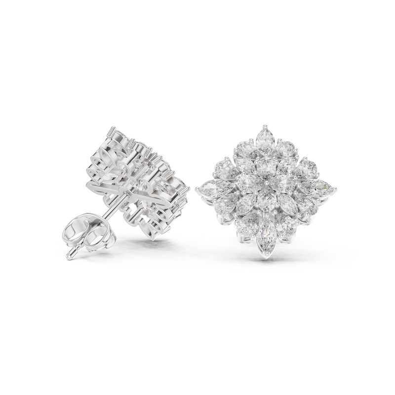 Earring AGDER-234@7 - White Gold - Image