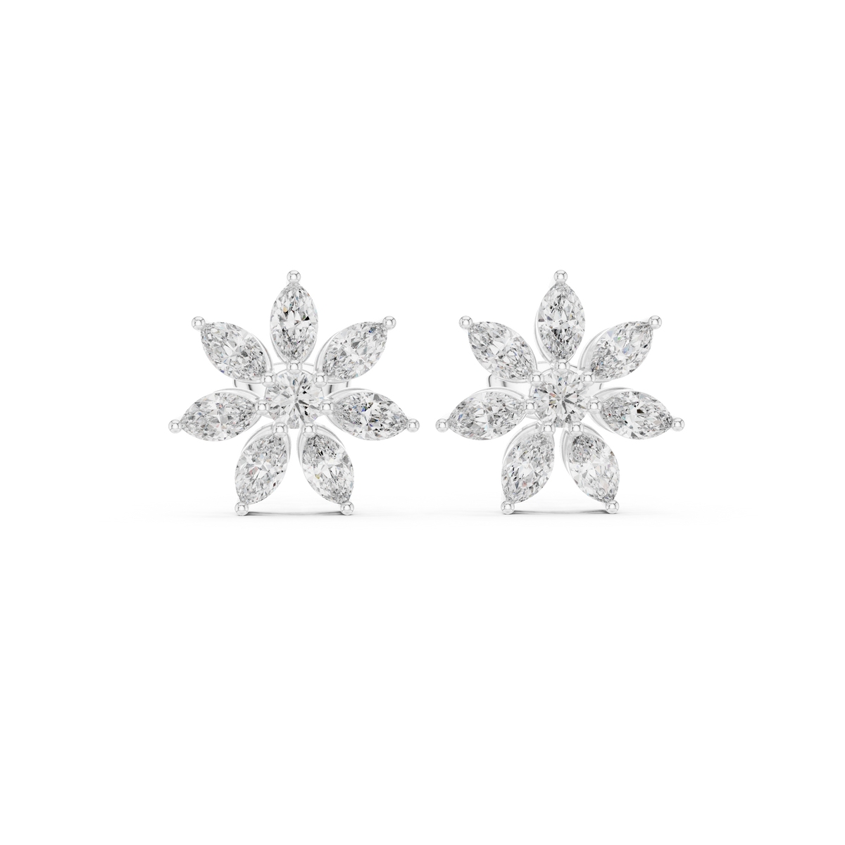 Earring AGDER-259@7 - White Gold - Image