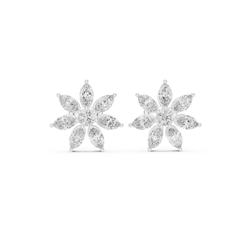 Earring AGDER-259@7 - White Gold - Image
