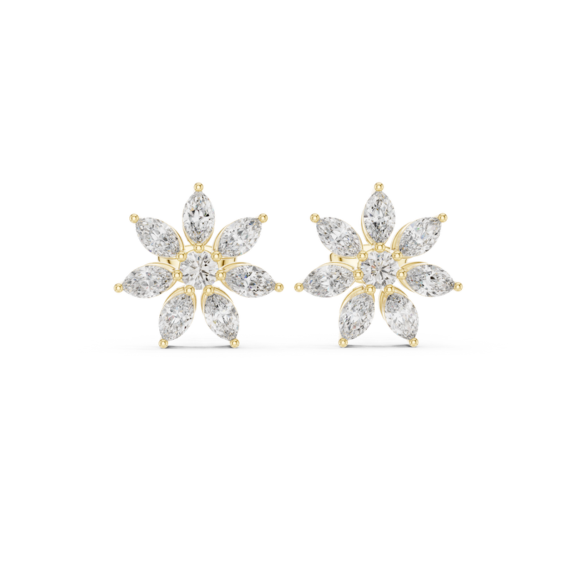 Earring AGDER-259@7 - Yellow Gold - Image
