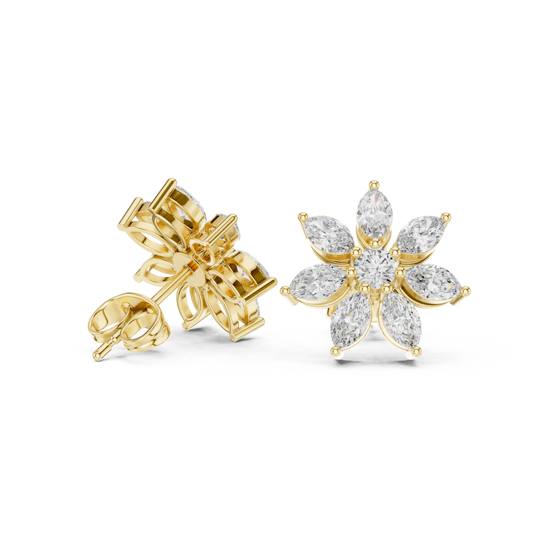 Earring AGDER-259@7 - Yellow Gold - Image