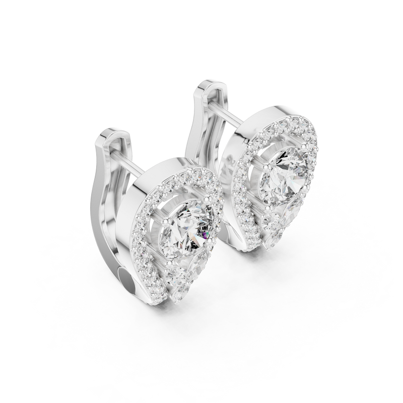 Earring AGDER-263@7 - White Gold - Image