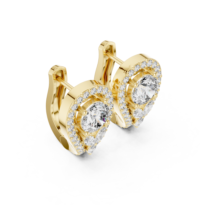 Earring AGDER-263@7 - Yellow Gold - Image