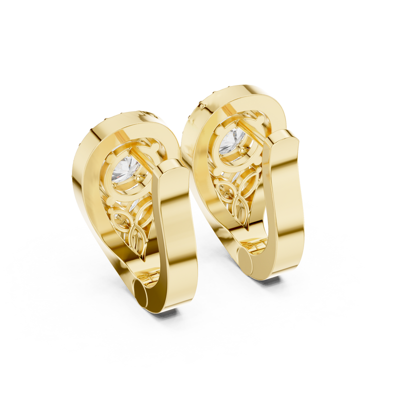 Earring AGDER-263@7 - Yellow Gold - Image
