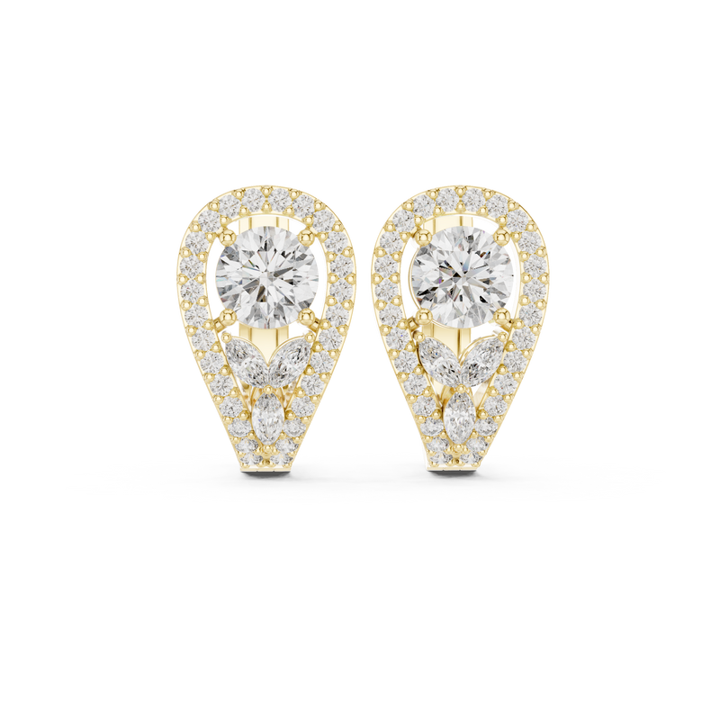 Earring AGDER-263@7 - Yellow Gold - Image