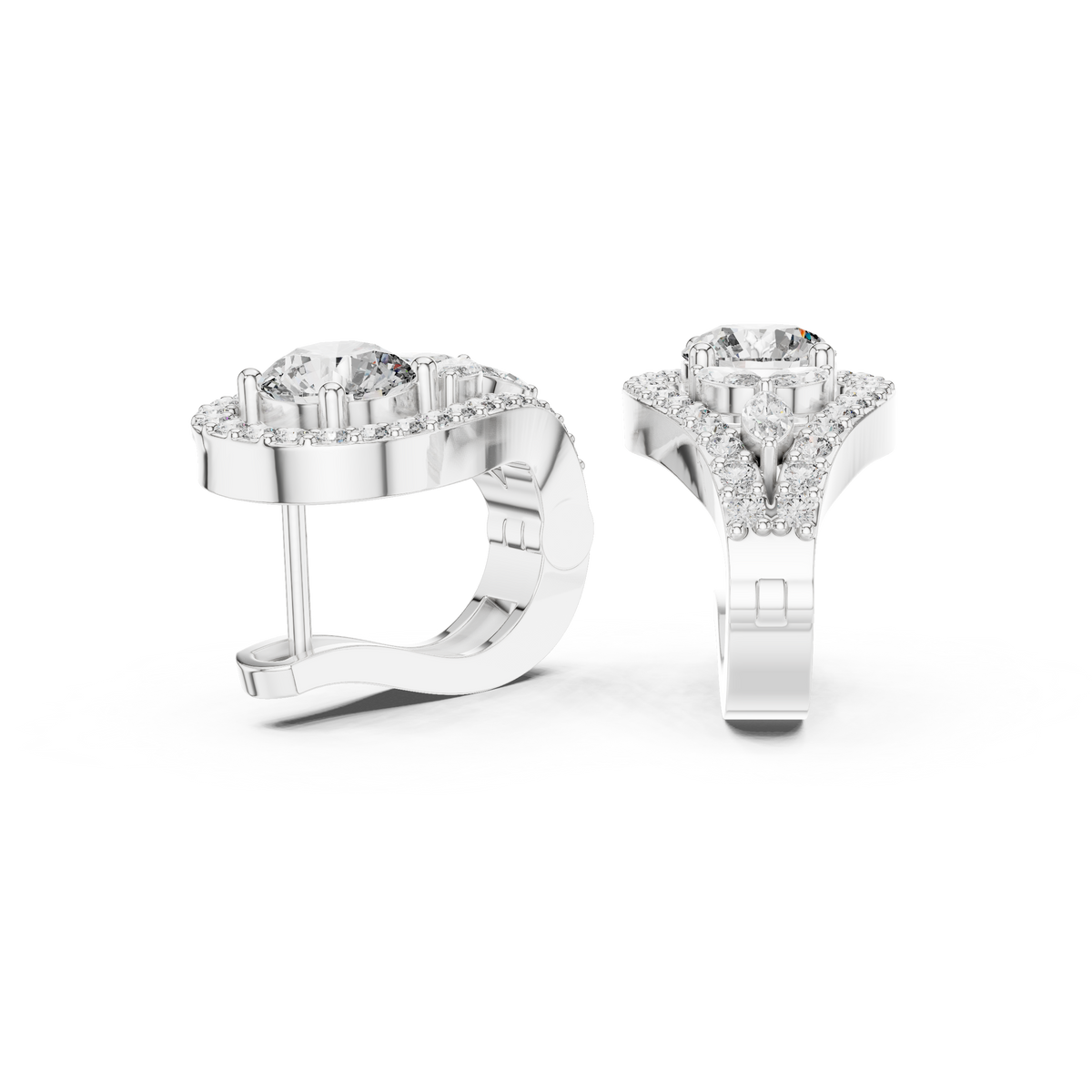 Earring AGDER-263@7 - White Gold - Image