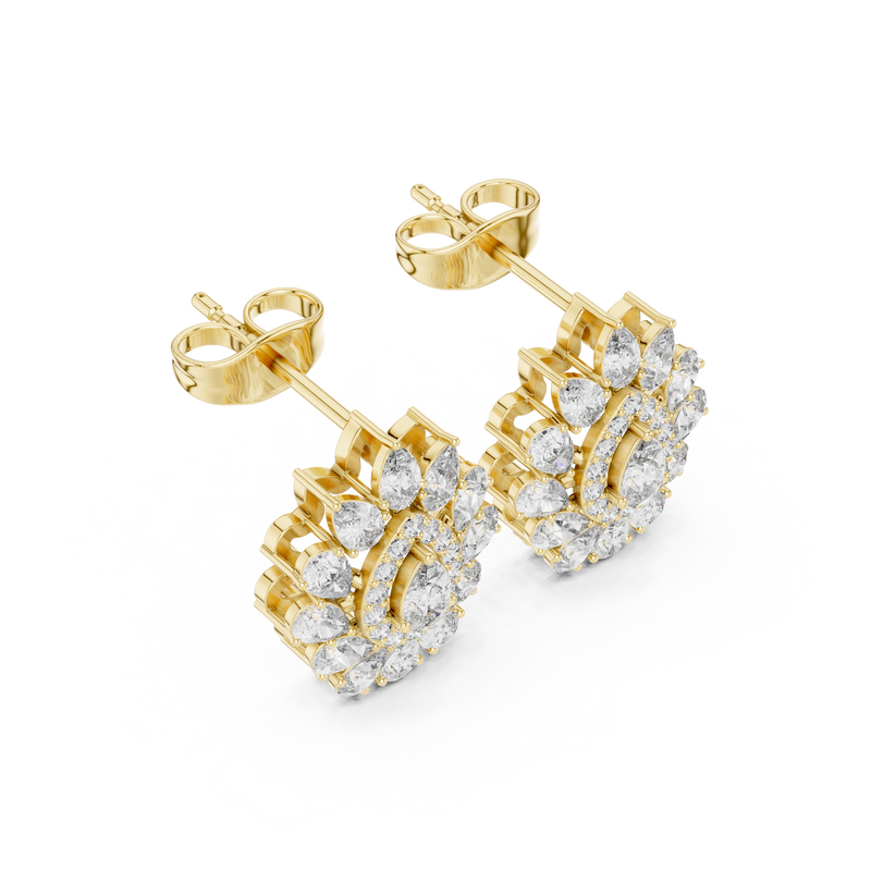 Earring AGDER-264@7 - Yellow Gold - Image