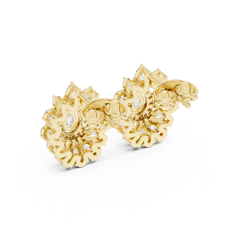 Earring AGDER-264@7 - Yellow Gold - Image