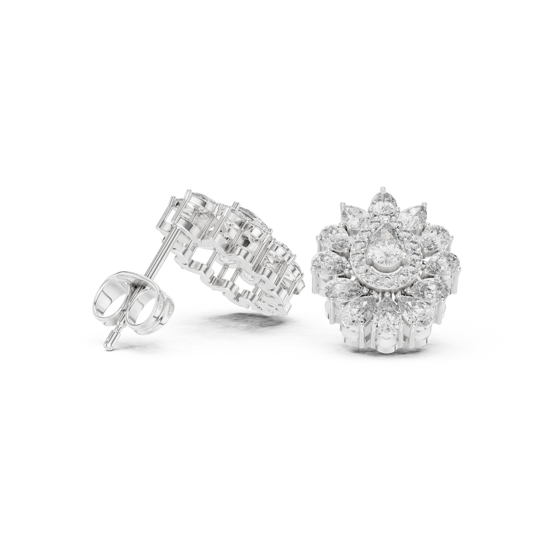 Earring AGDER-264@7 - White Gold - Image