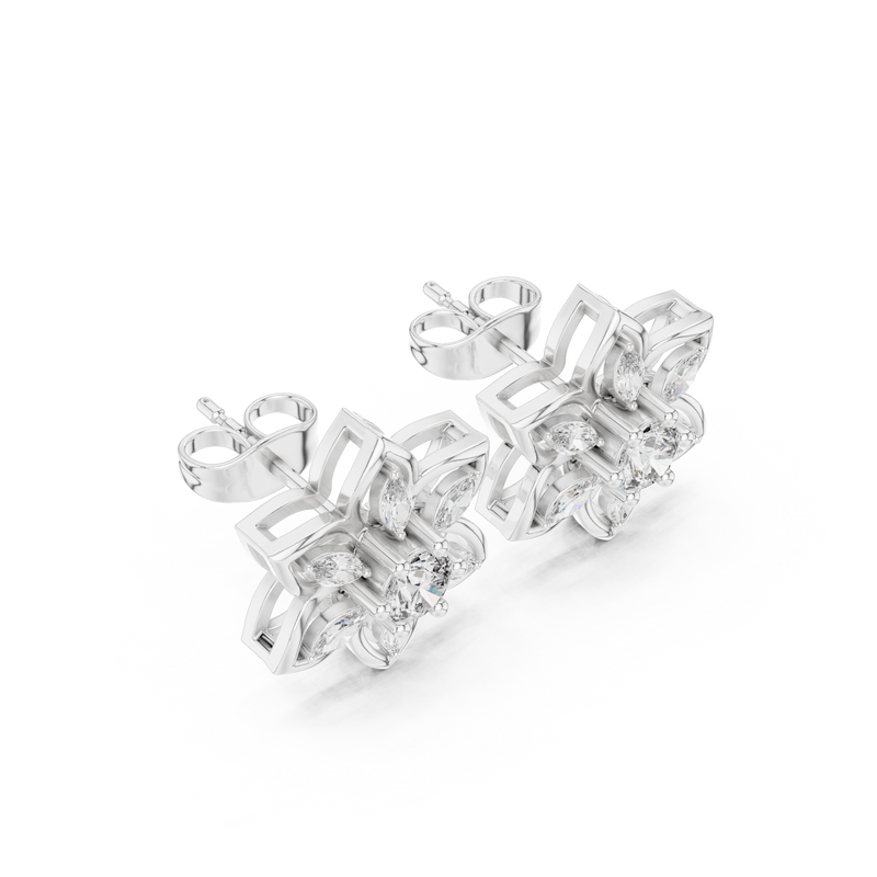 Earring AGDER-272-RPT@7 - White Gold - Image