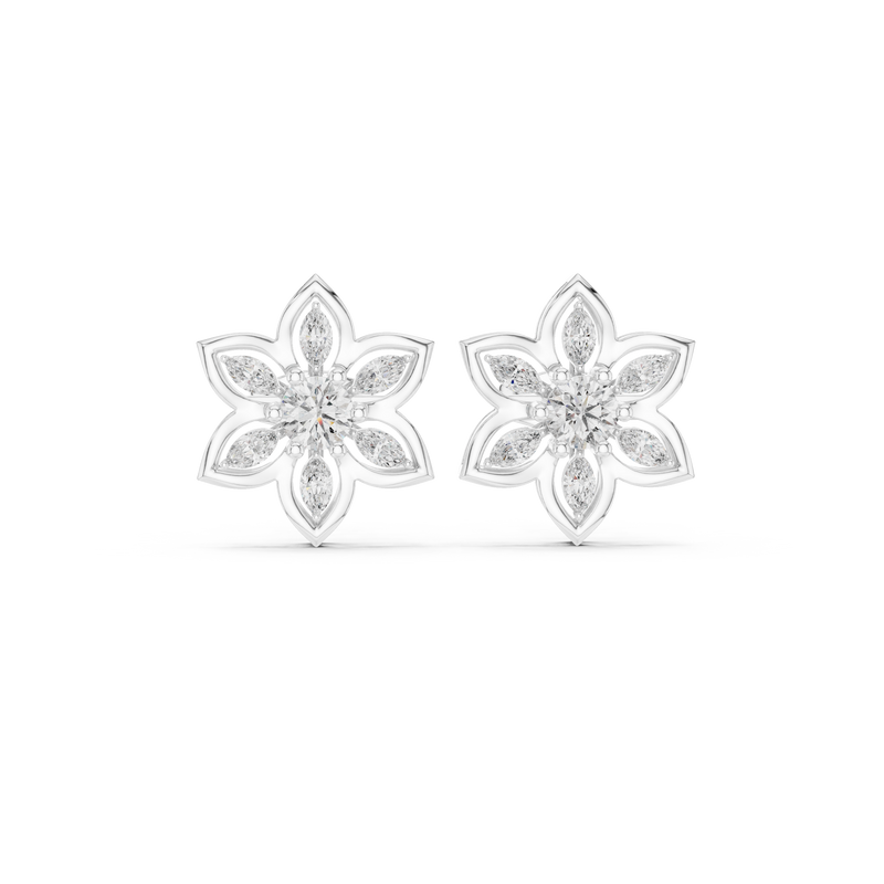 Earring AGDER-272-RPT@7 - White Gold - Image