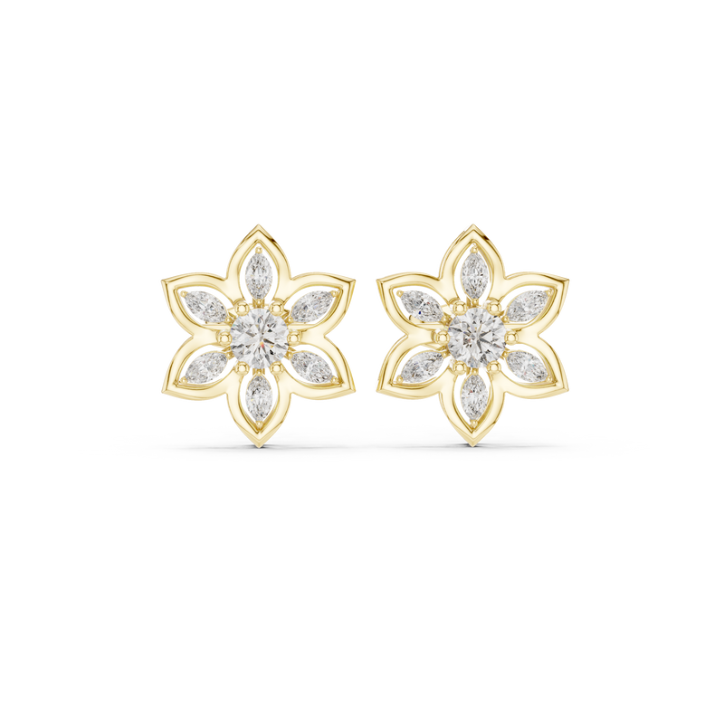 Earring AGDER-272-RPT@7 - Yellow Gold - Image