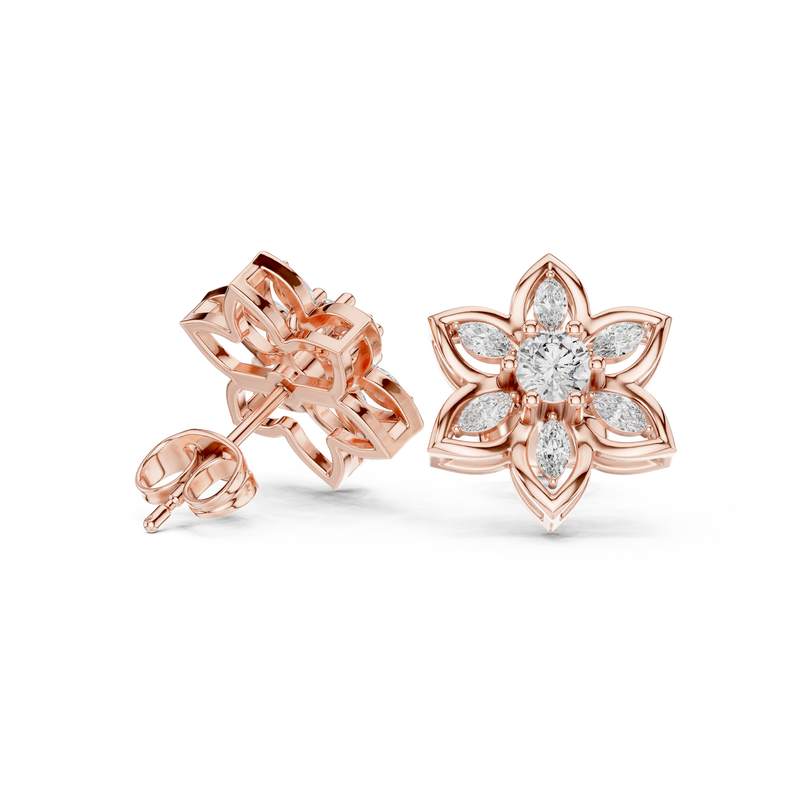 Earring AGDER-272-RPT@7 - Rose Gold - Image
