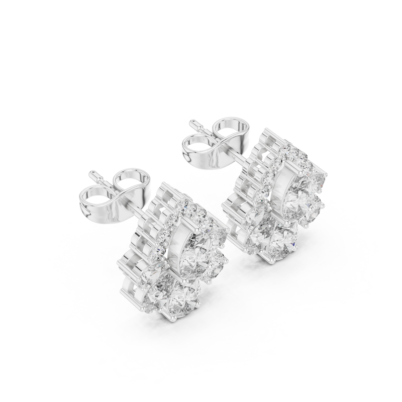 Earring AGDER-275@7 - White Gold - Image