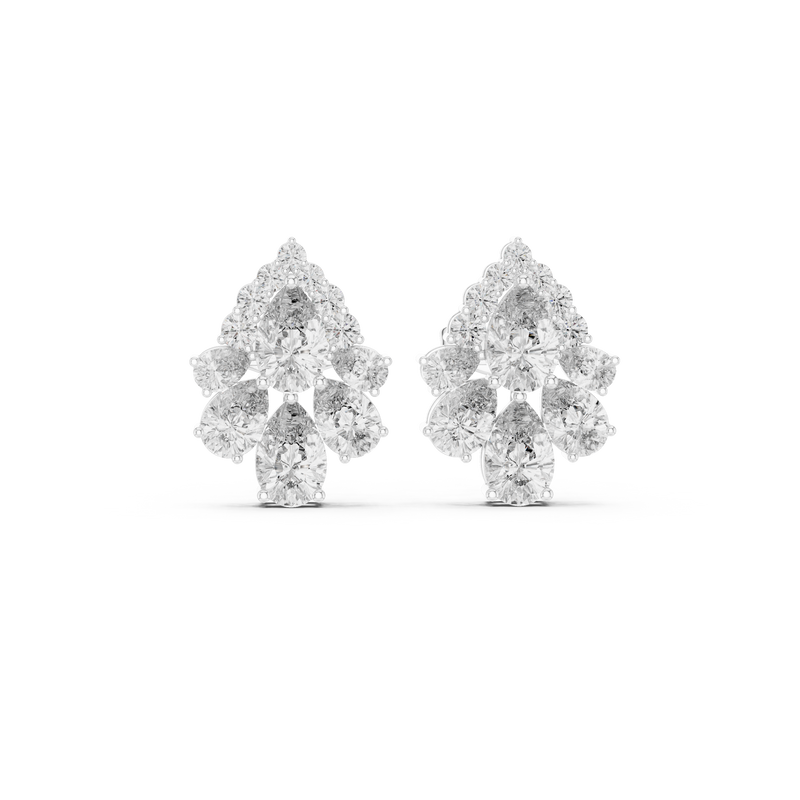 Earring AGDER-275@7 - White Gold - Image
