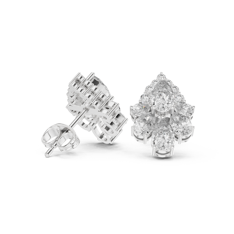Earring AGDER-275@7 - White Gold - Image