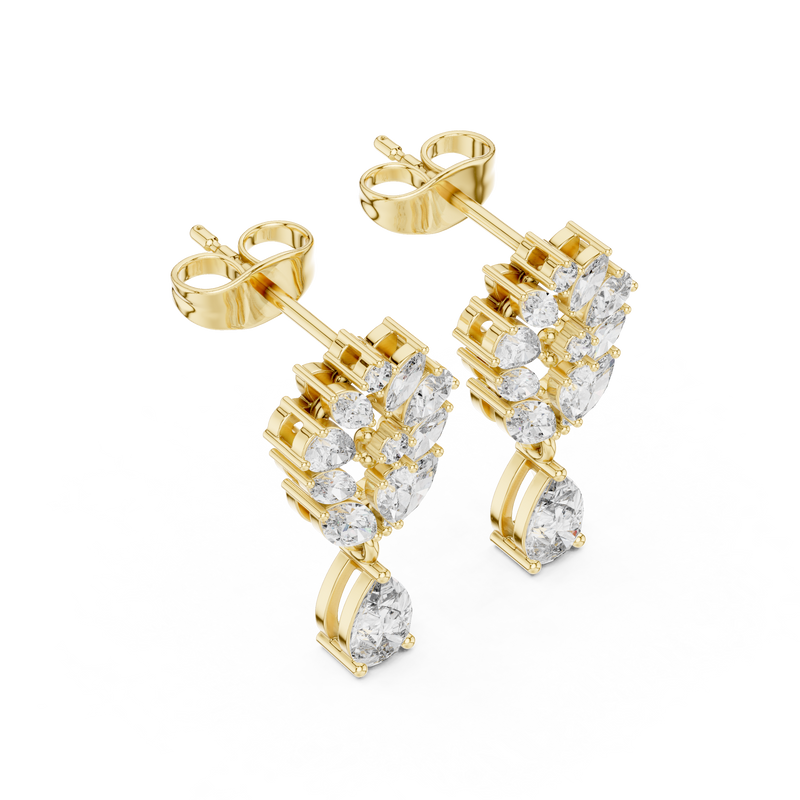 Earring AGDER-276@7 - Yellow Gold - Image