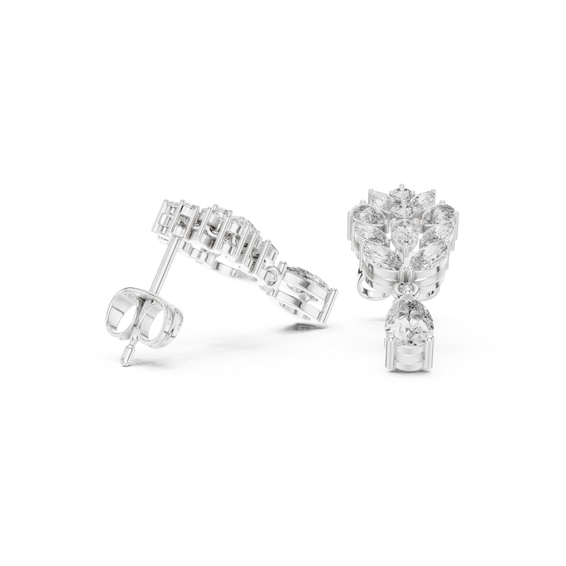 Earring AGDER-276@7 - White Gold - Image