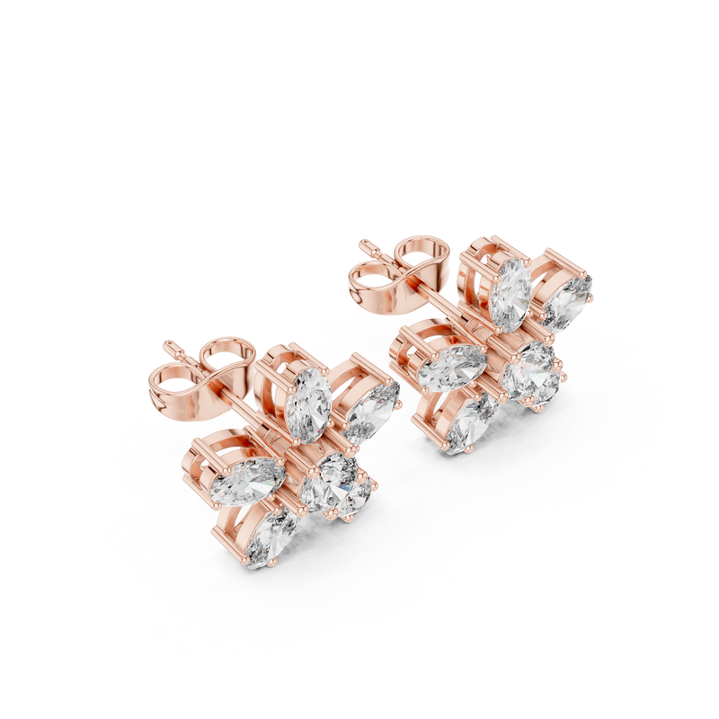Earring AGDER-277@7 - Rose Gold - Image