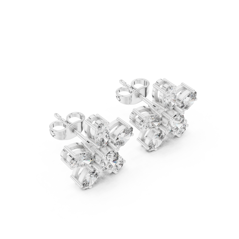 Earring AGDER-277@7 - White Gold - Image