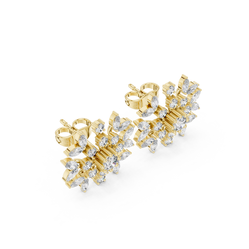 Earring AGDER-278@7 - Yellow Gold - Image