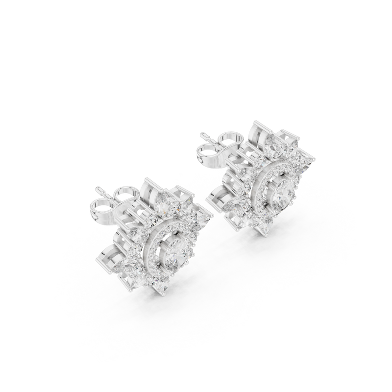Earring AGDER-279@7 - White Gold - Image