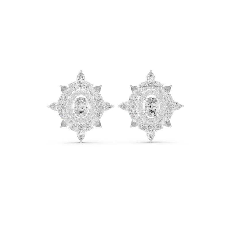 Earring AGDER-279@7 - White Gold - Image