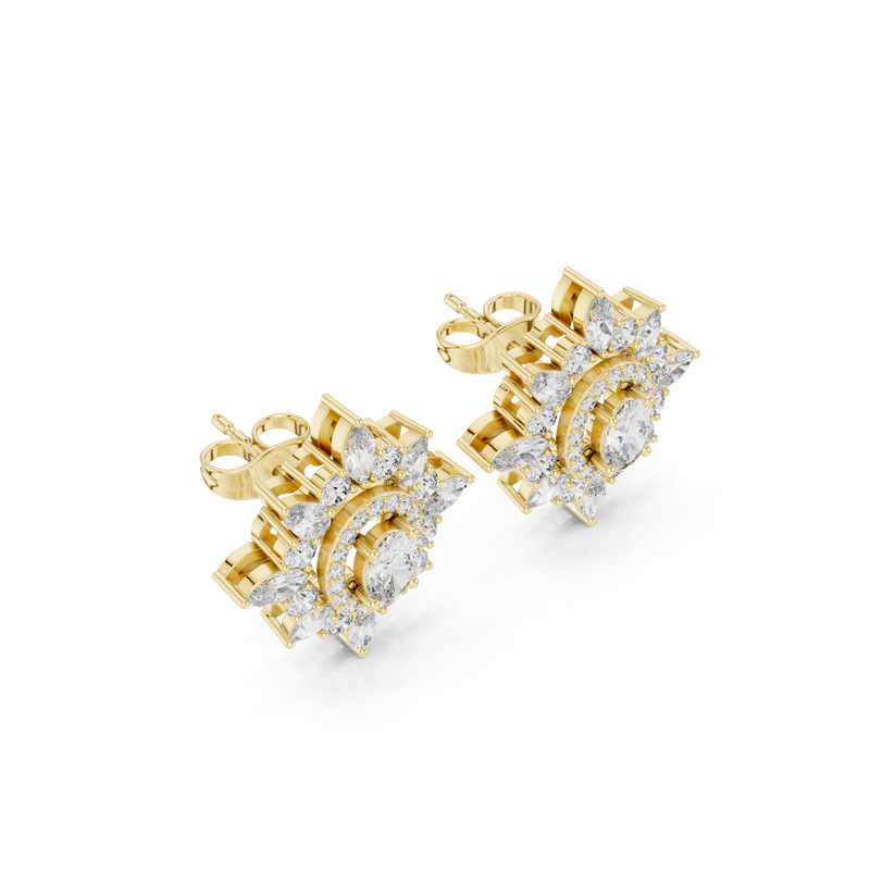 Earring AGDER-279@7 - Yellow Gold - Image