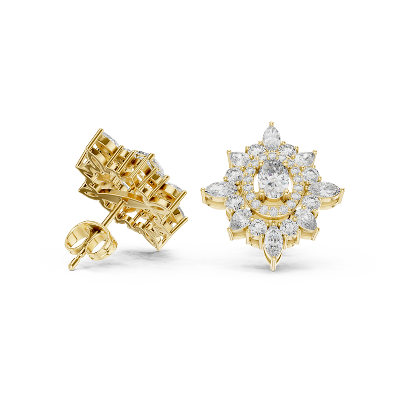 Earring AGDER-279@7 - Yellow Gold - Image