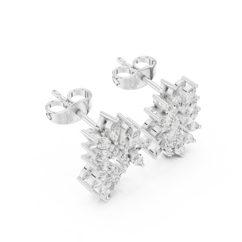 Earring AGDER-280@7 - White Gold - Image