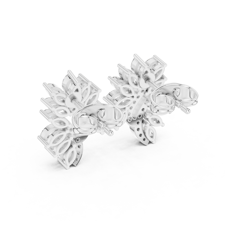 Earring AGDER-280@7 - White Gold - Image