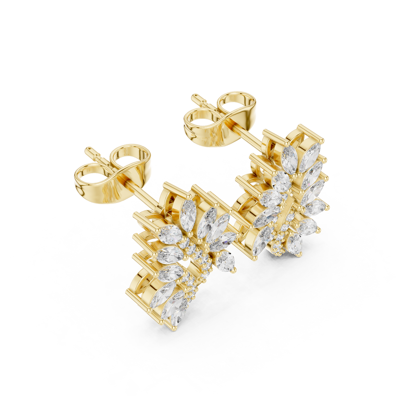 Earring AGDER-280@7 - Yellow Gold - Image