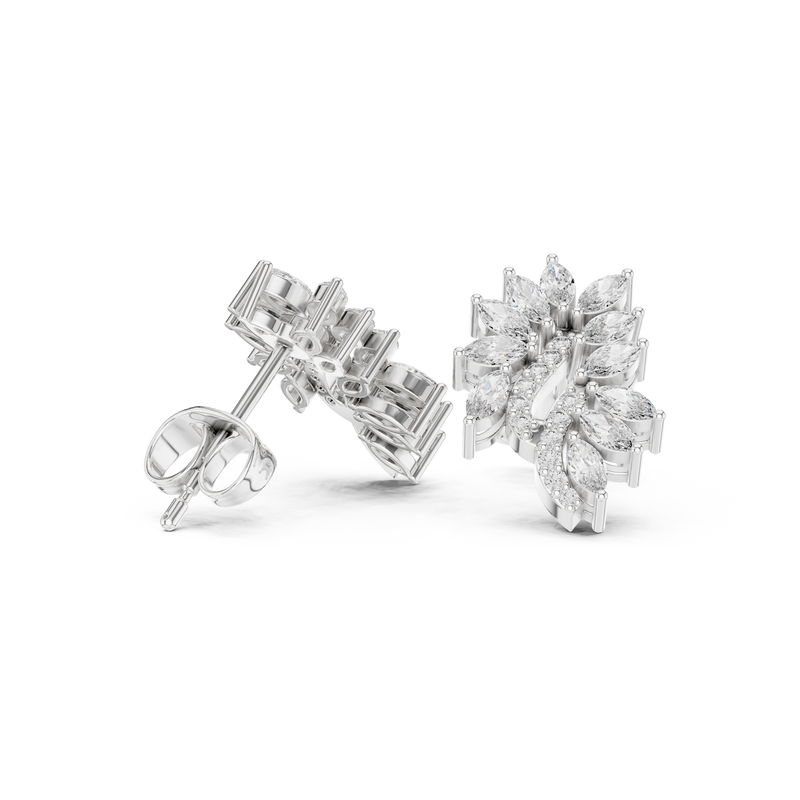 Earring AGDER-280@7 - White Gold - Image