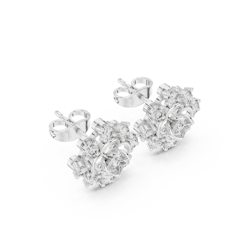 Earring AGDER-281@7 - White Gold - Image