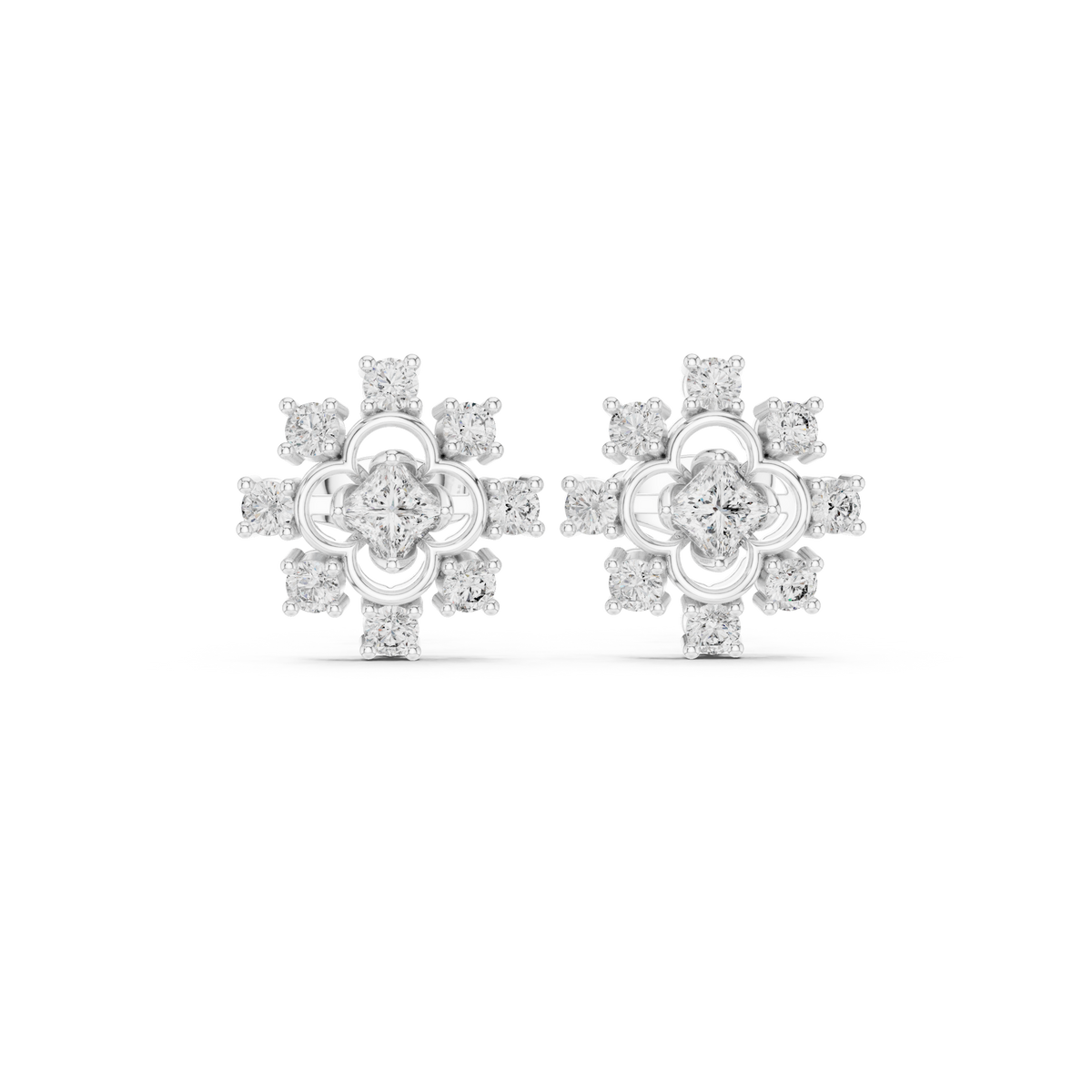 Earring AGDER-281@7 - White Gold - Image