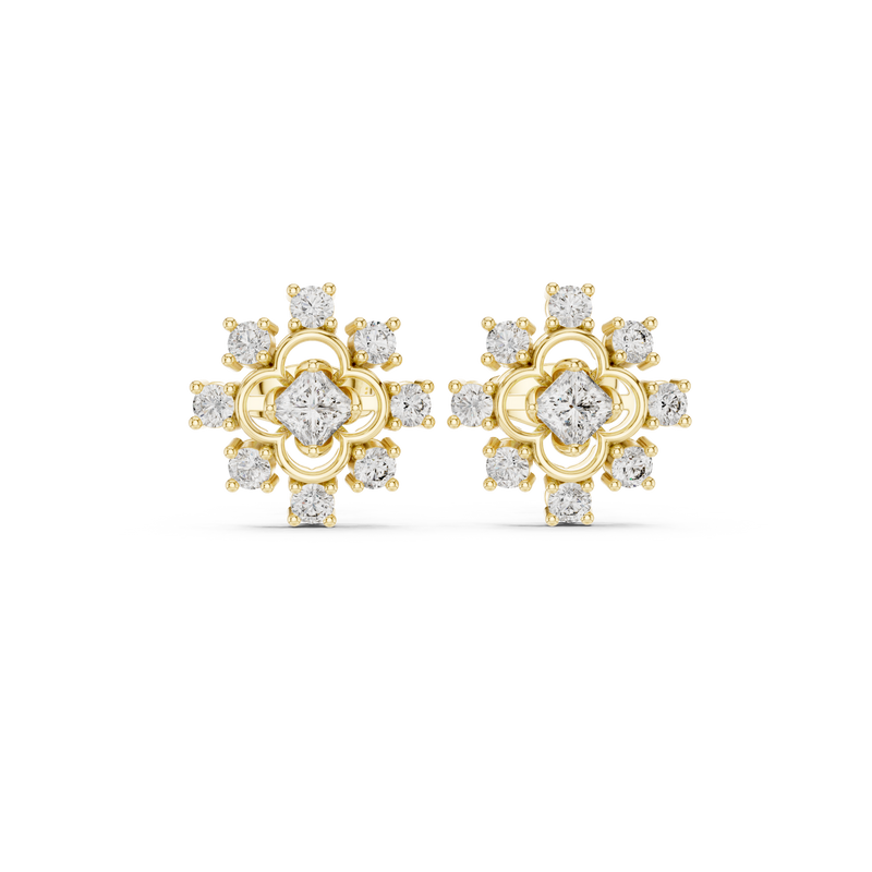 Earring AGDER-281@7 - Yellow Gold - Image