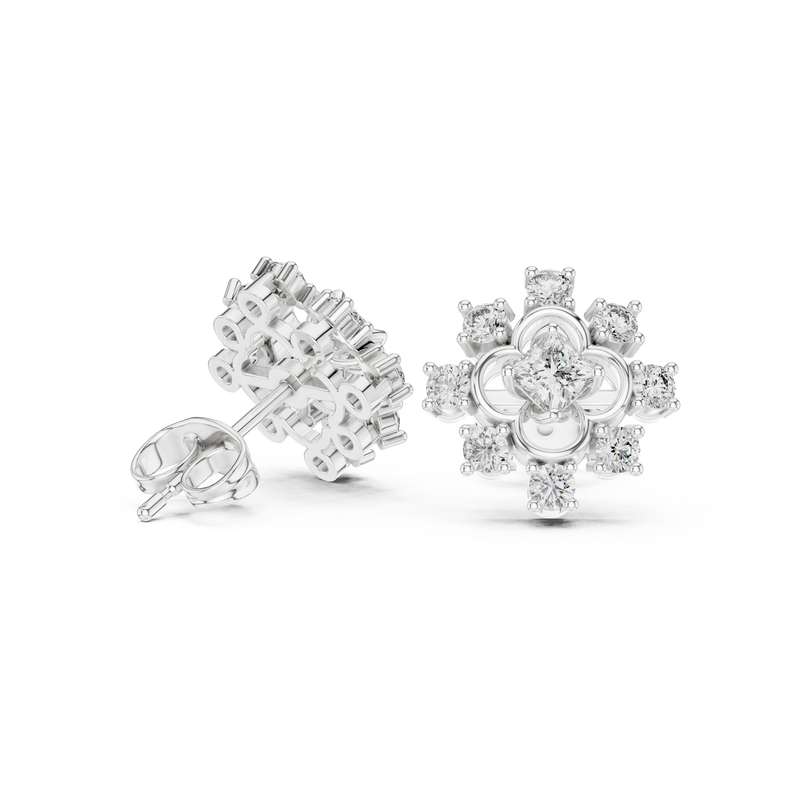 Earring AGDER-281@7 - White Gold - Image
