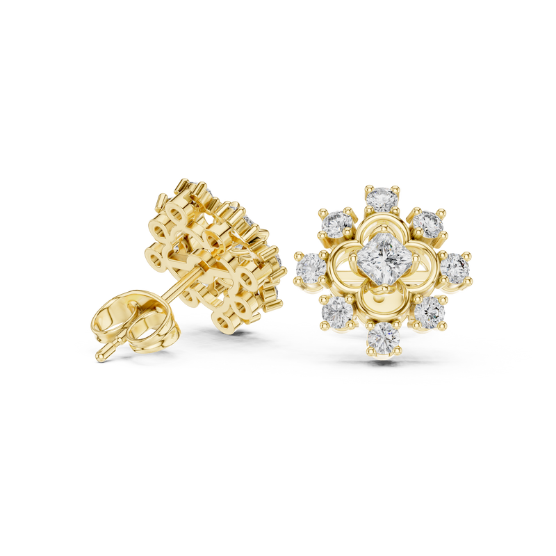 Earring AGDER-281@7 - Yellow Gold - Image