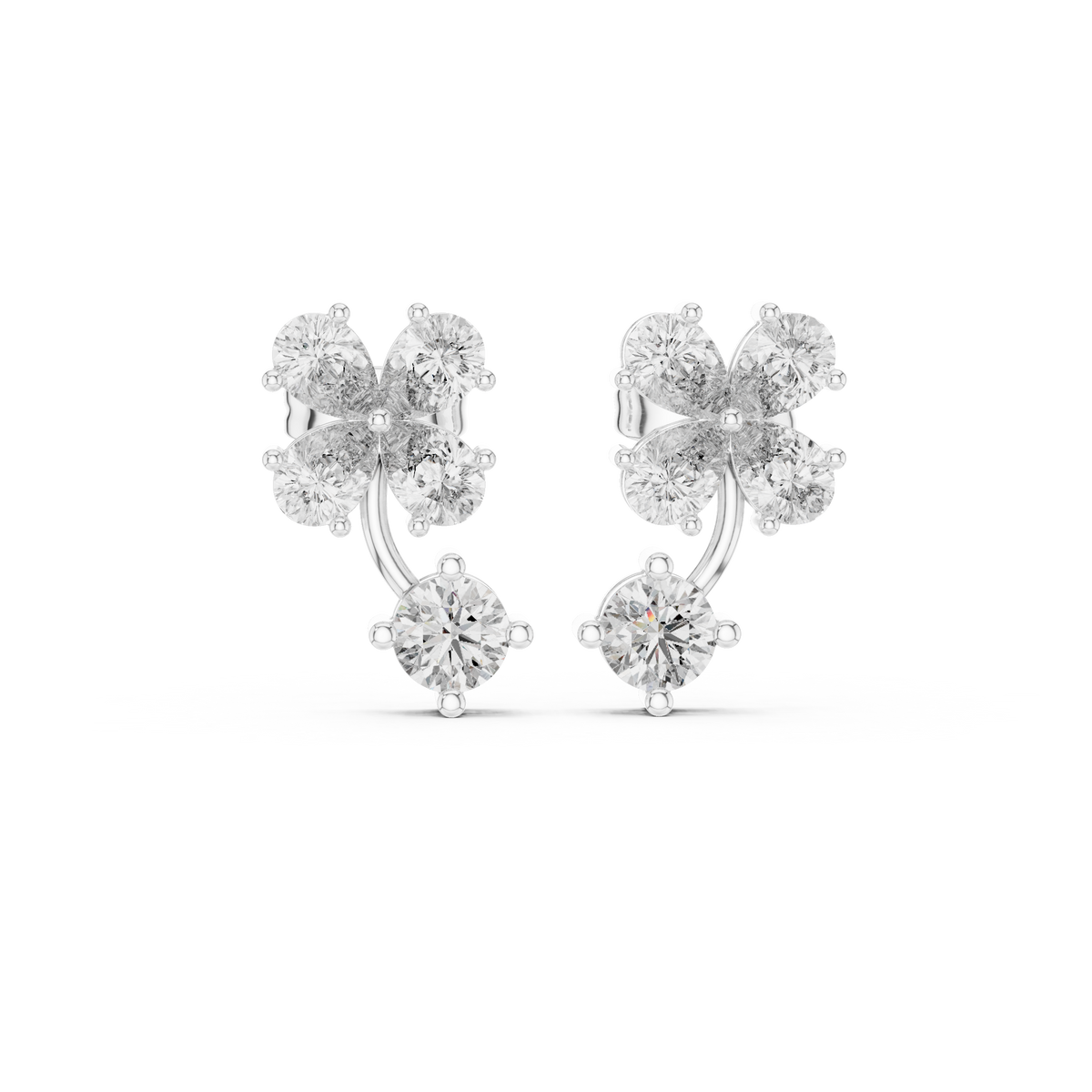 Earring AGDER-282@7 - White Gold - Image