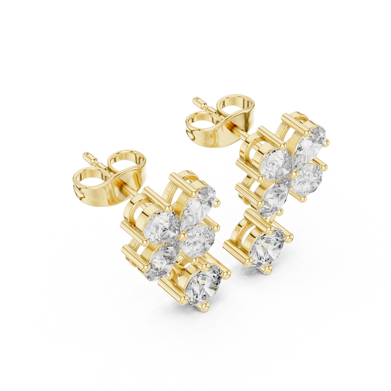 Earring AGDER-282@7 - Yellow Gold - Image
