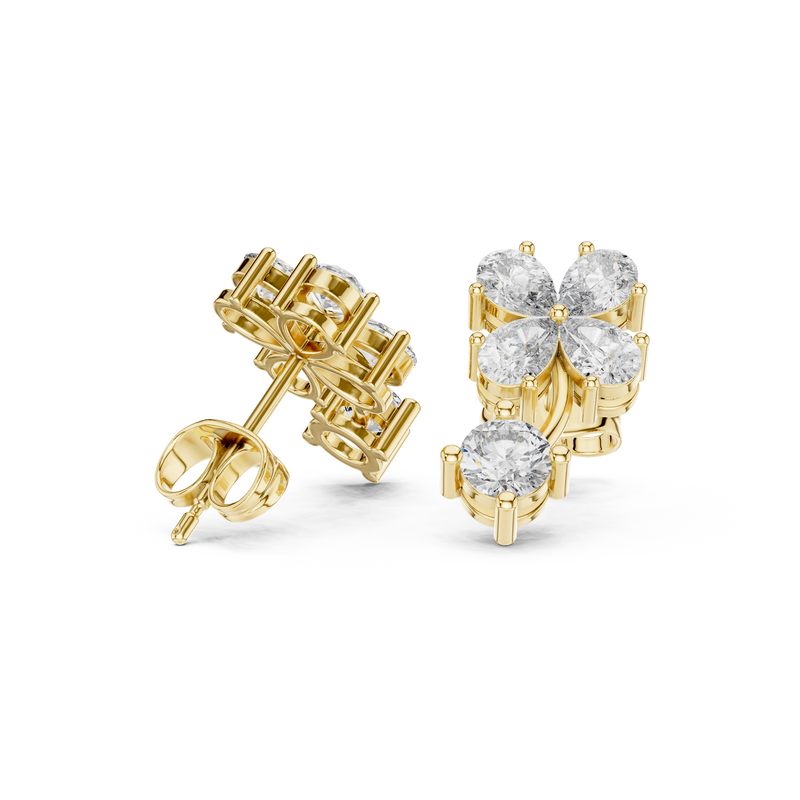 Earring AGDER-282@7 - Yellow Gold - Image