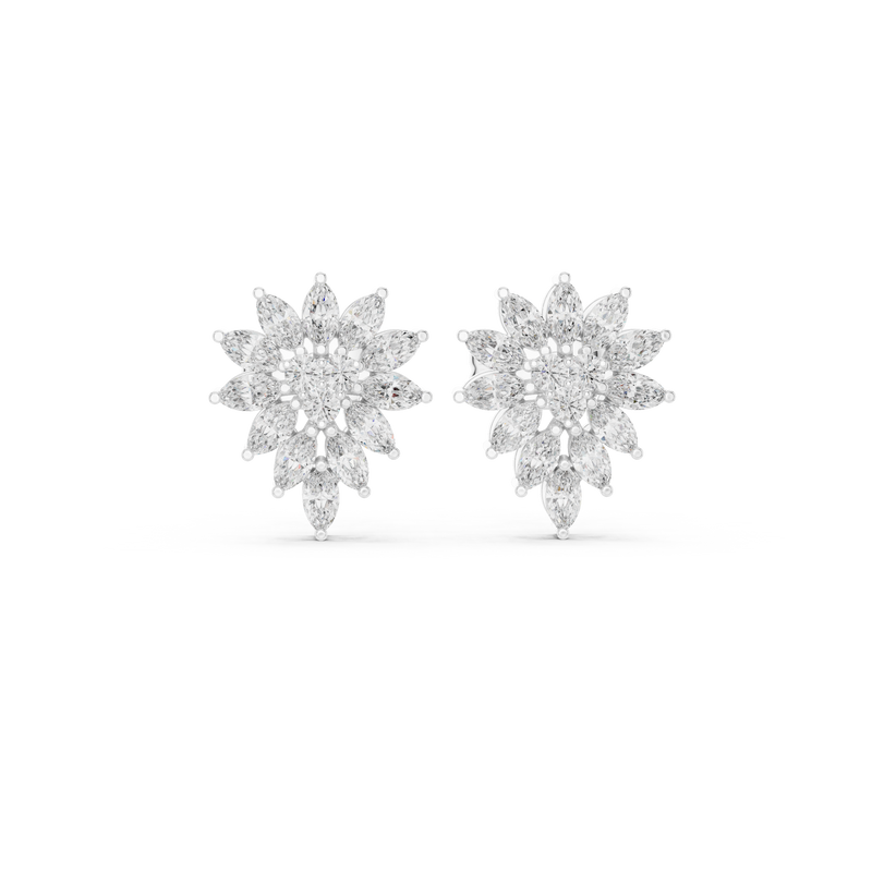 Earring AGDER-286@7 - White Gold - Image
