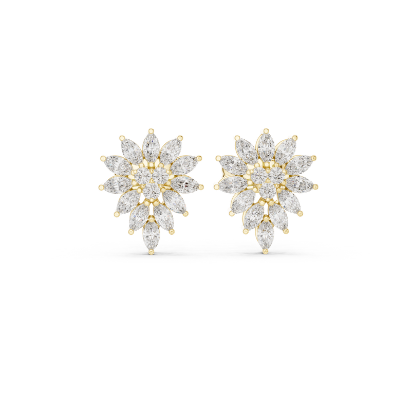 Earring AGDER-286@7 - Yellow Gold - Image