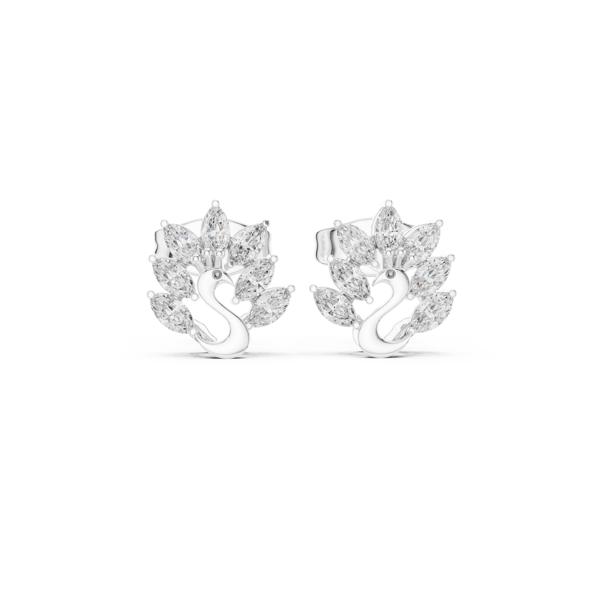 Earring AGDER-288@7 - White Gold - Image