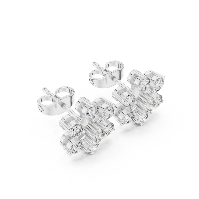 Earring AGDER-294@7 - White Gold - Image