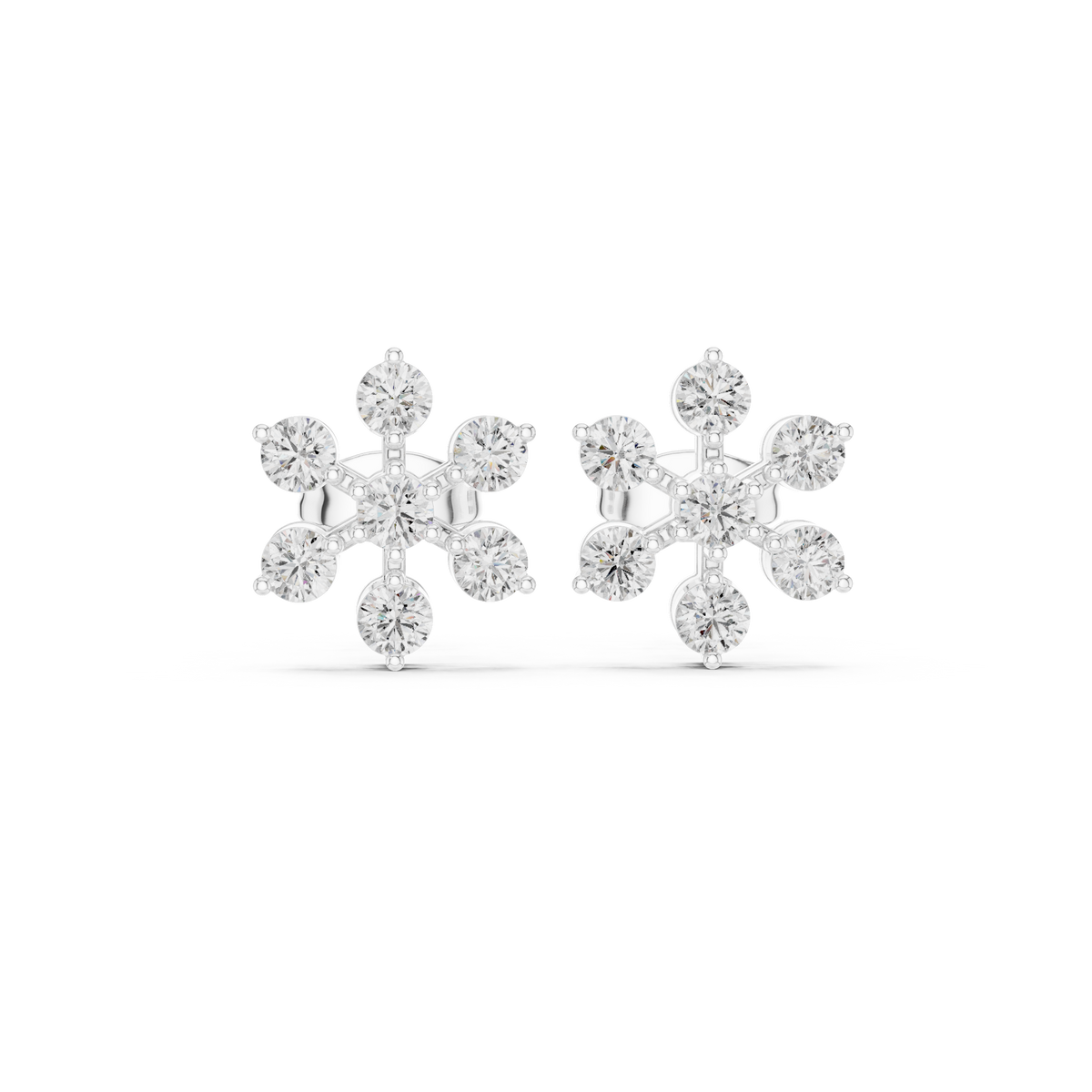 Earring AGDER-294@7 - White Gold - Image