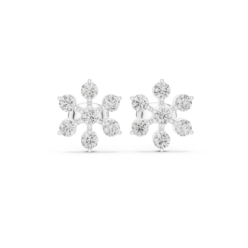 Earring AGDER-294@7 - White Gold - Image