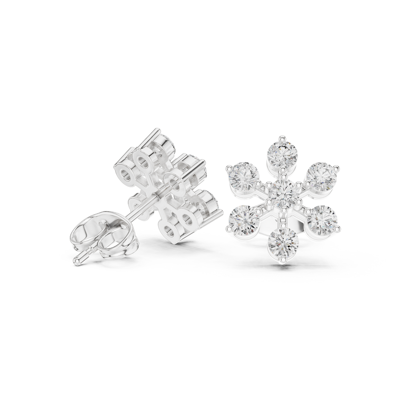 Earring AGDER-294@7 - White Gold - Image