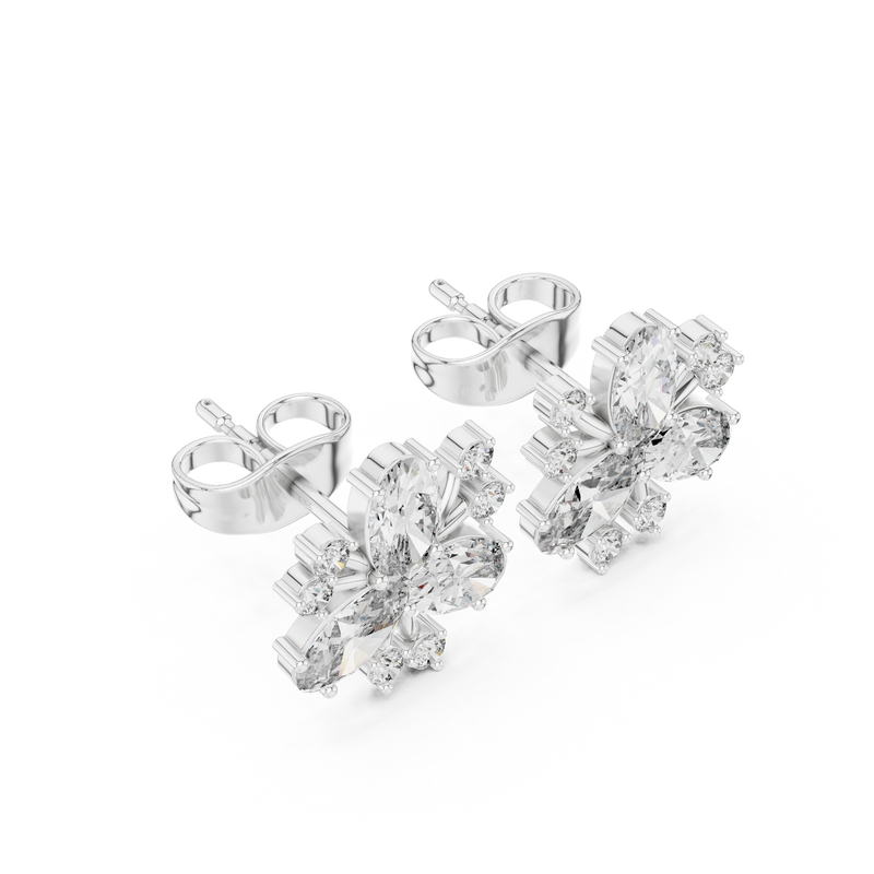 Earring AGDER-295 - White Gold - Image