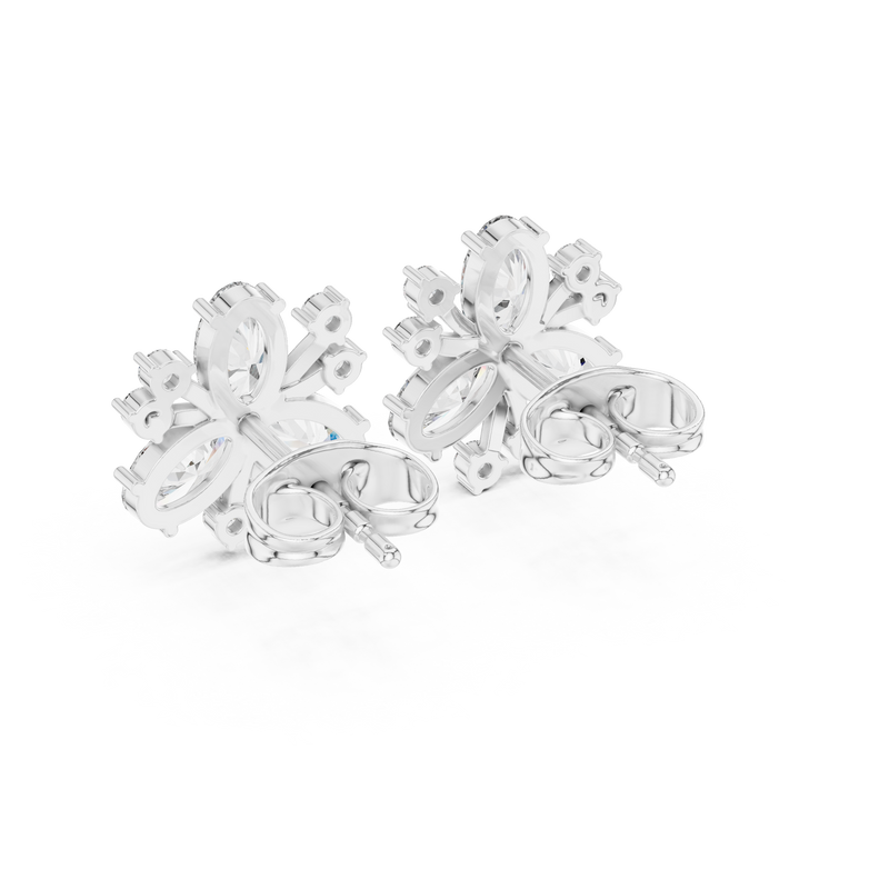 Earring AGDER-295 - White Gold - Image